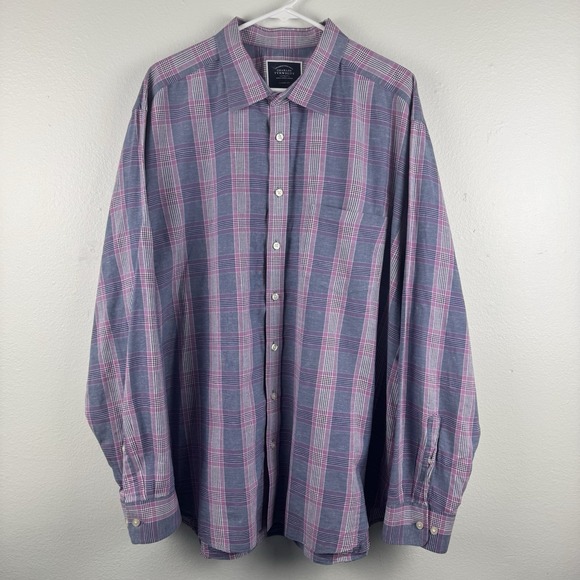 Charles Tyrwhitt Other - CHARLES TYRWHITT Mens Long Sleeve button Cotton/Linen‎ CLASSIC FIT - XXL